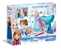 FROZEN SNOW GLITTER ART