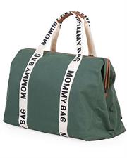 MOMMY BAG TELA VERDE CON FASCIATOIO