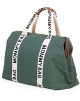 MOMMY BAG TELA VERDE CON FASCIATOIO