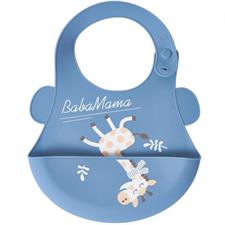 BAVAGLINO SILICONE BAVETTA BLU