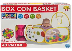PISCINA CON CANESTRO E 40 PALLINE