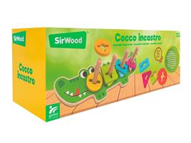 COCCODRILLO CON INCASTRA FORME LEGNO