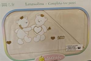 LENZUOLA LETTO 3PZ FLANELLA