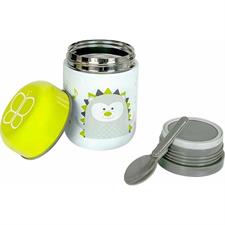 THERMOS PER CIBO CON CIOTOLA E CUCCHIAIO VERDE