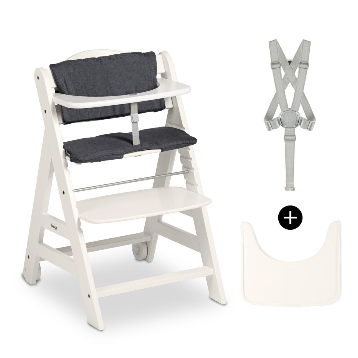 HAUCK SEGGIOLONE BETA+ LEGNO BIANCO