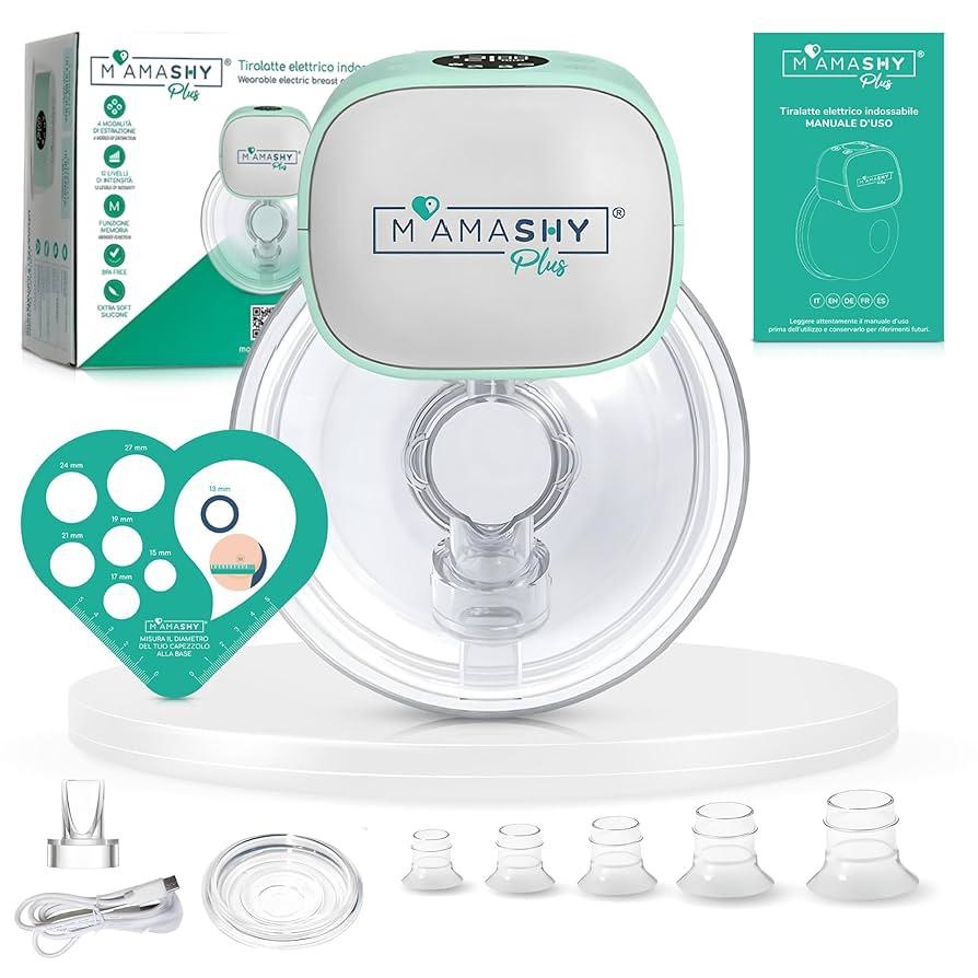 TIRALATTE ELETTRICO INDOSSABILE MAMASHY PLUS