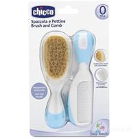 SPAZZOLA E PETTINE AZZURRO