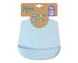 BAVETTA SILICONE AZZURRO