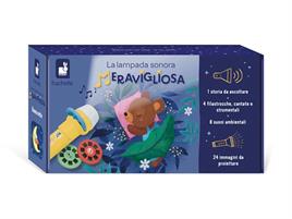 LAMPADA STORIE SONORE PROIETTORE BLU