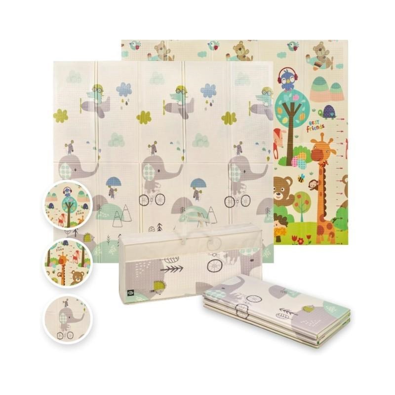 TAPPETO GIOCO PIEGHEVOLE ELEFANTE 120X120 CM