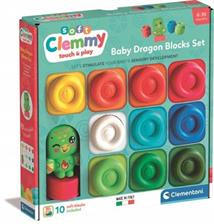 CLEMMY COSTRUZIONI MORBIDE DRAGON 10 PZ