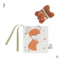 LIBRO MORBIDO CON PELUCHE VOLPINA