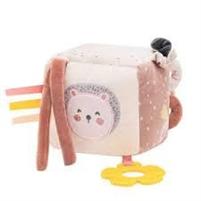 CUBO MORBIDO SENSORIALE ROSA